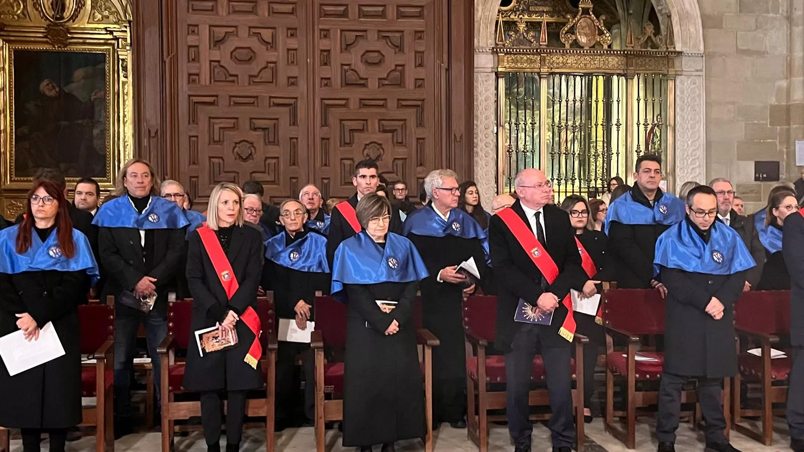 El canto del Tota Pulchra llena de emoción la Catedral de Huesca. Foto Mercedes Manterola