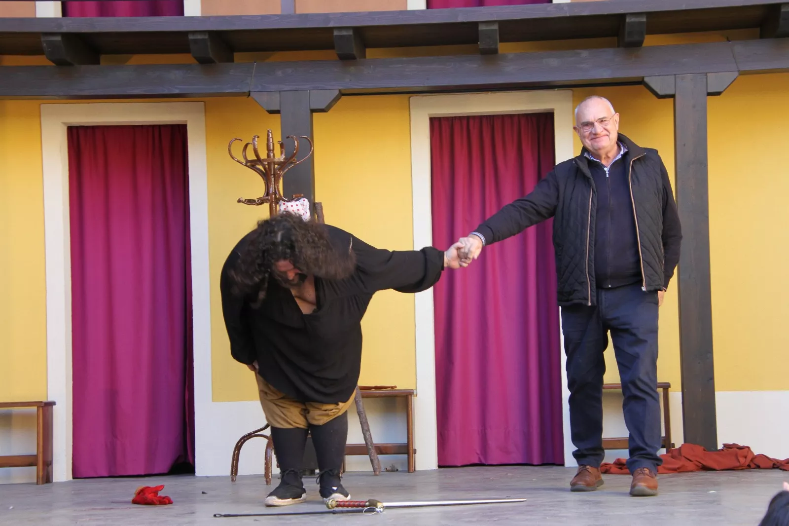 Estreno de La Celestina en Robres. Foto Carlos Neofato