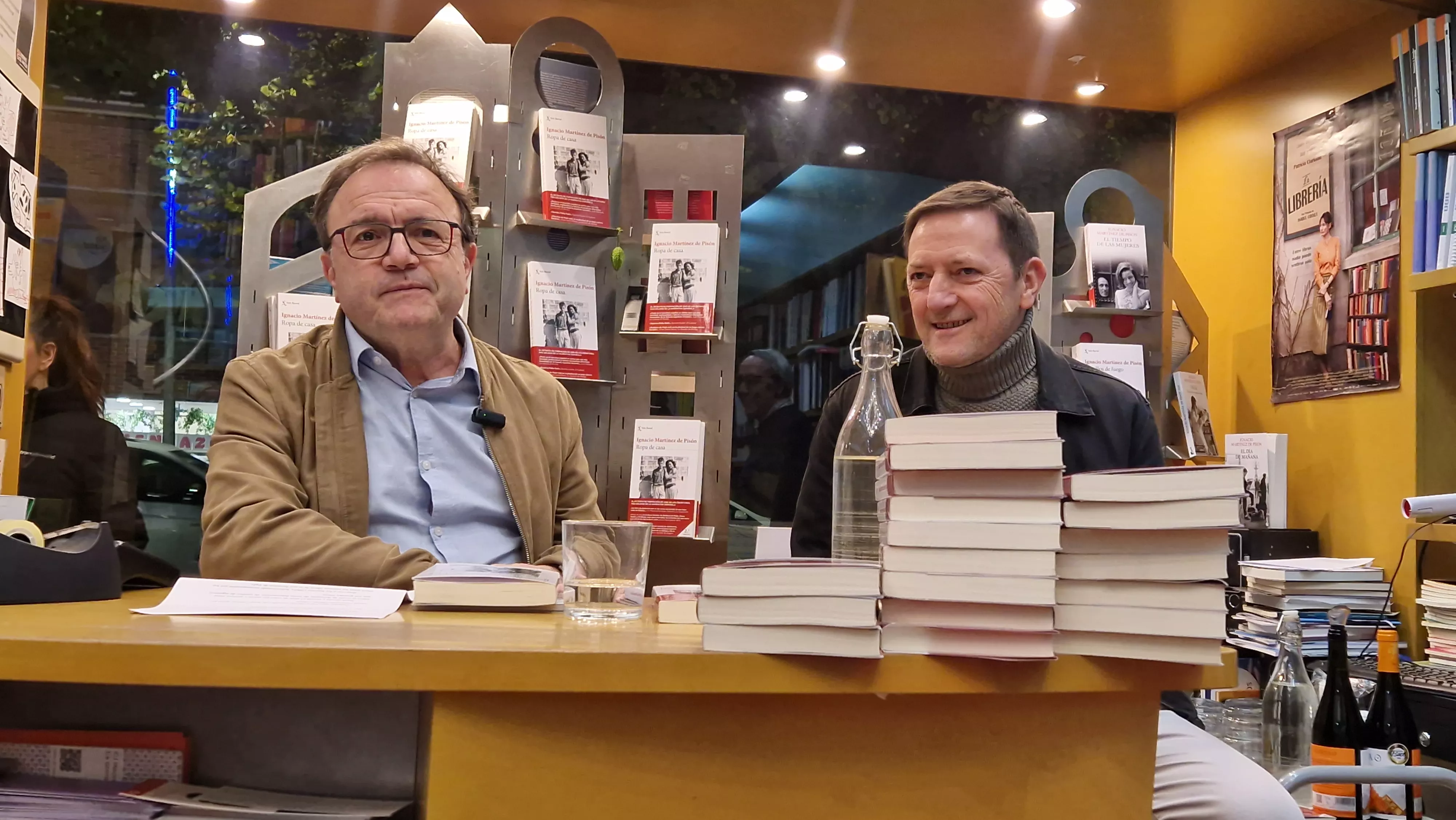 José Domingo Dueñas e Ignacio Martínez de Pisón. Foto Myriam Martínez