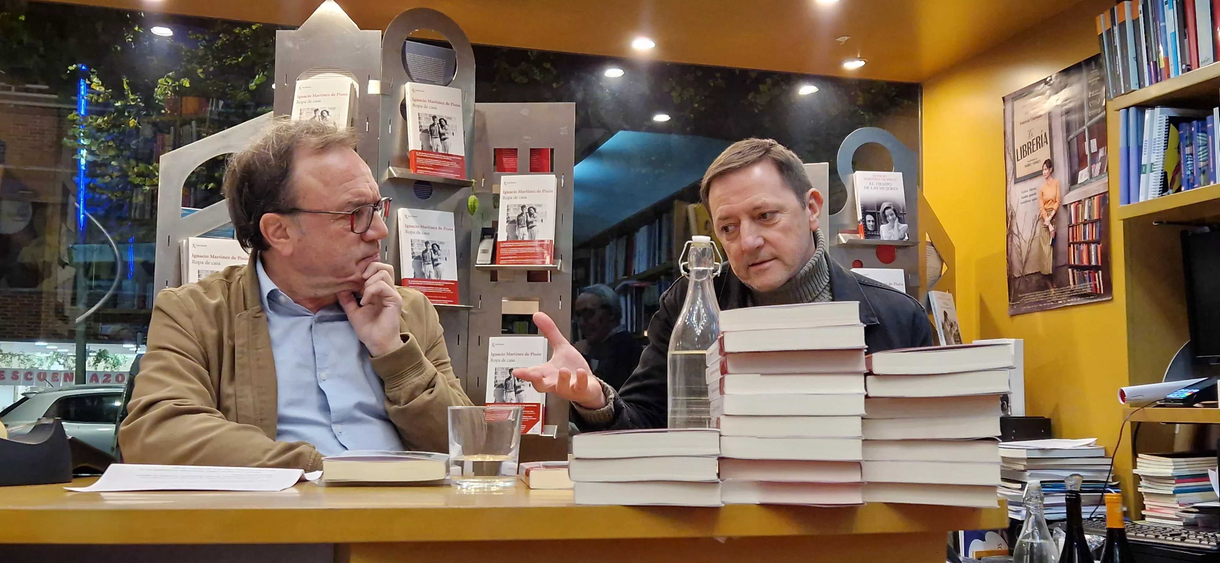 José Domingo Dueñas e Ignacio Martínez de Pisón. Foto Myriam Martínez