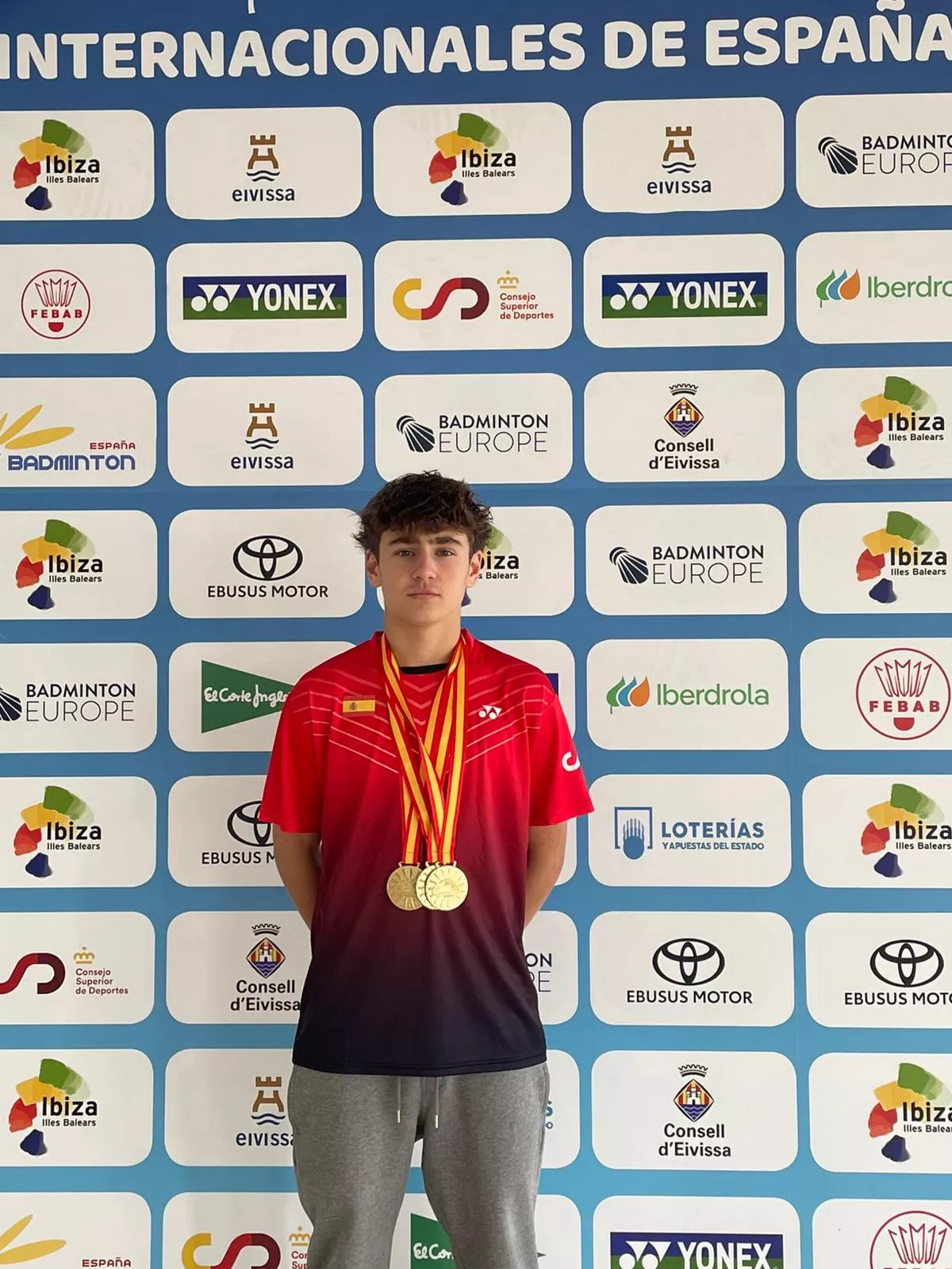 Jorge Royo, triple campeón en el Open Internacional Sub-15 de Ibiza