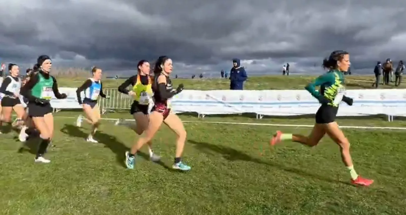 Cristina Espejo, tras los pasos de María José Pérez en el cross de Cantimpalos.
