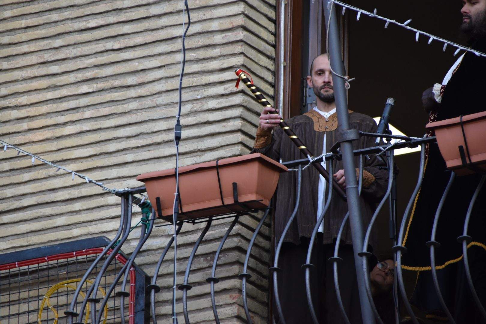 Imágenes de la fiesta de Santa Bárbara de Monzón en torno al Bautizo del Alcalde 