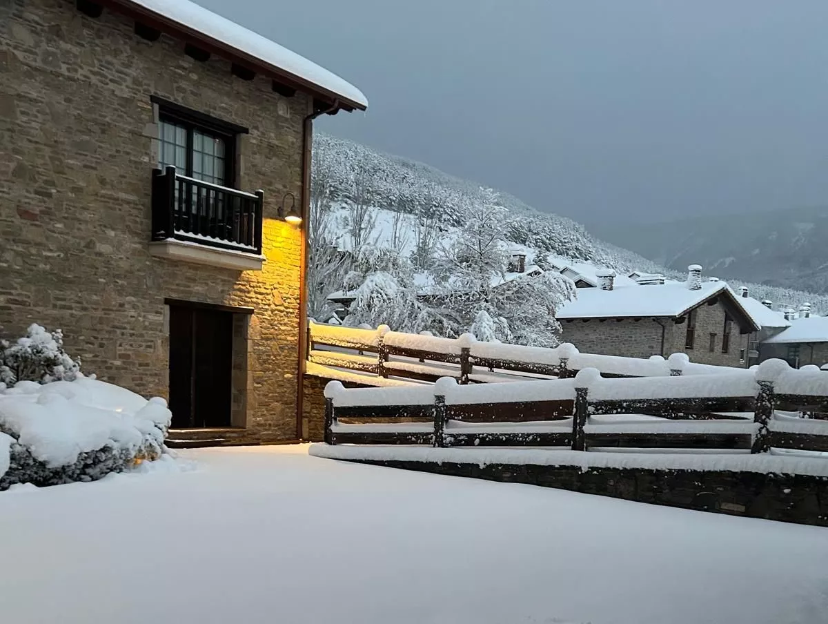 Nevada en Badaguás.