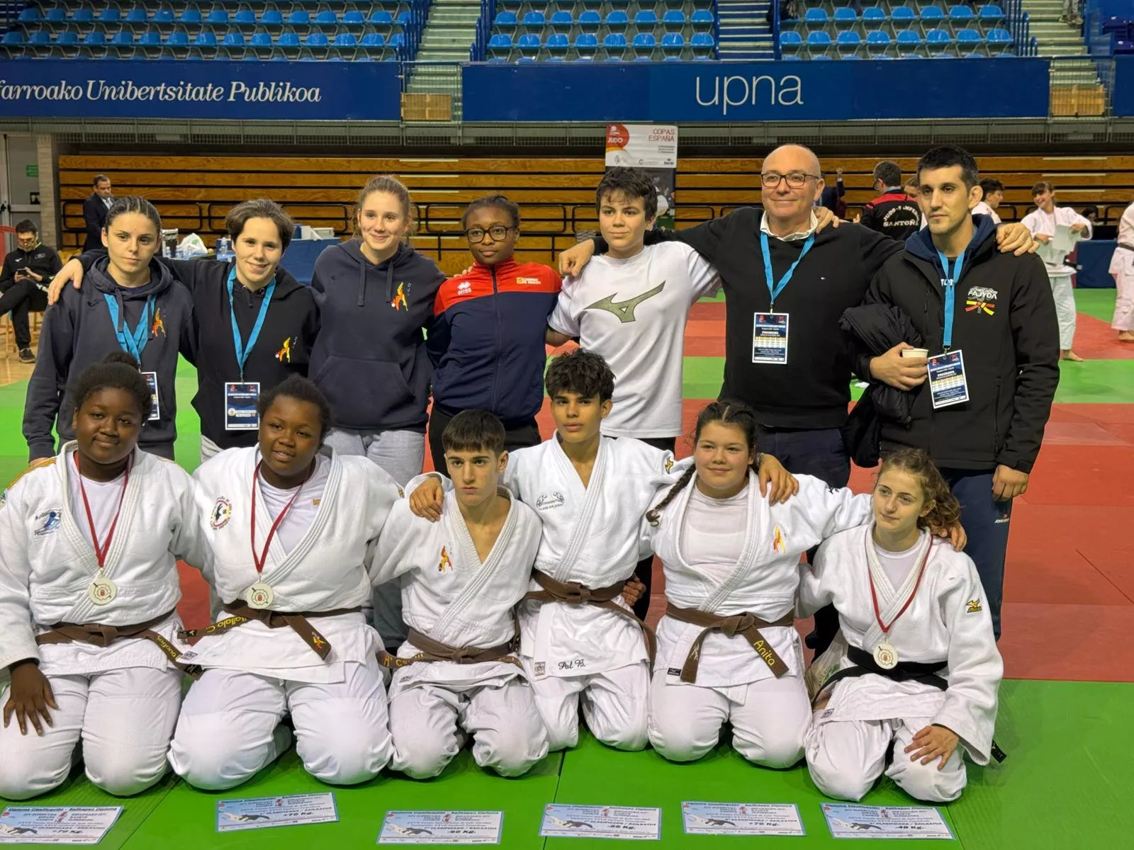 Cadetes del Club Judo Binéfar