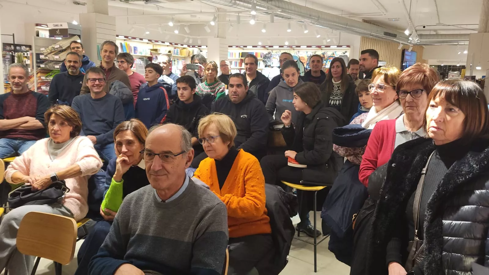 Lorenzo Caudevilla y Luis Lles durante la presentación de Una Obra Maestra