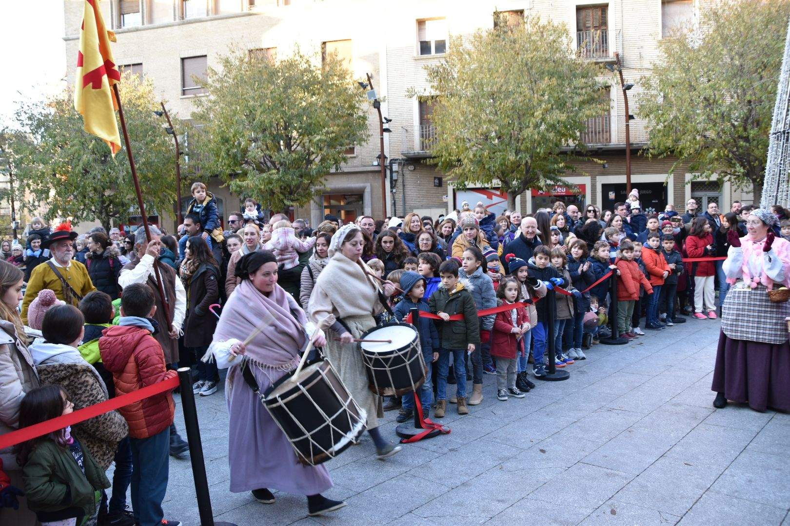 Imágenes de la fiesta de Santa Bárbara de Monzón en torno al Bautizo del Alcalde 