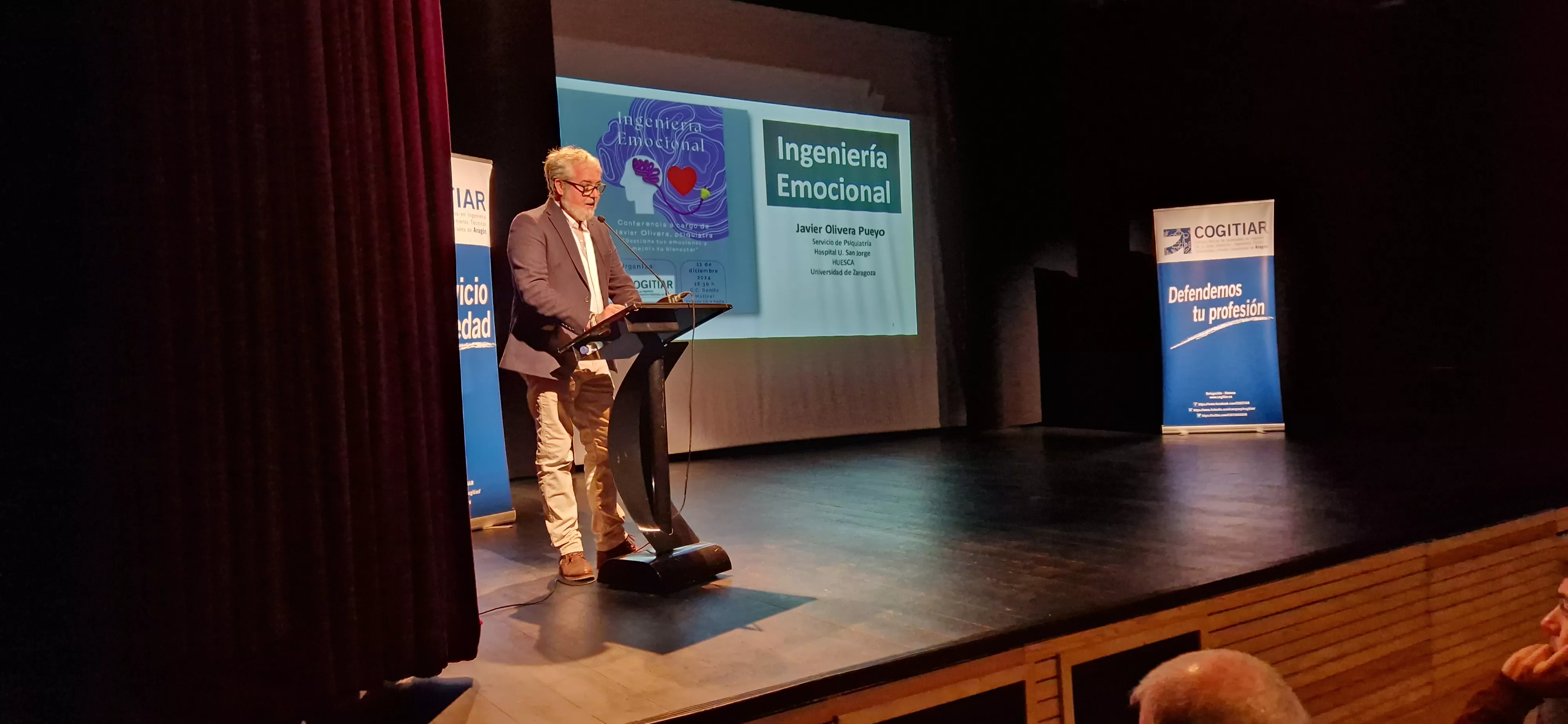 Luis Marquina, en el acto celebrado el año pasado. Foto Myriam Martínez