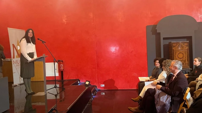 Intervención de la alcaldesa de Huesca. Intervención de la alcaldesa de Huesca.