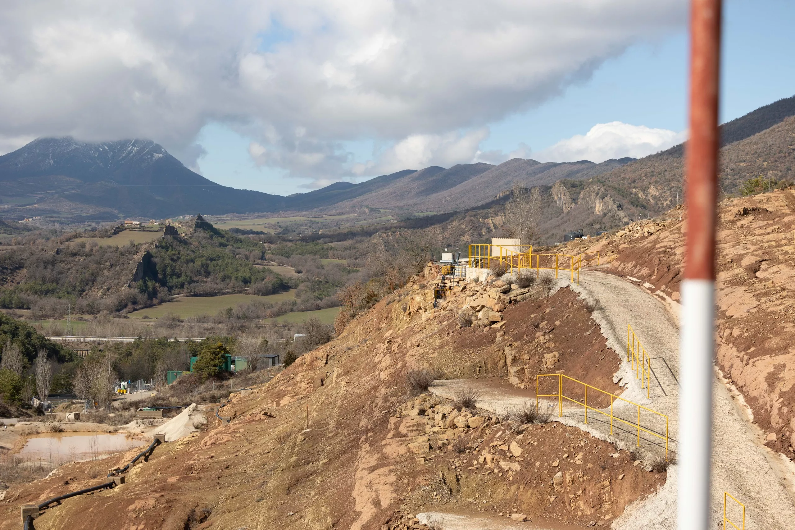 Terrenos afectados por lindano en Sabiñánigo.