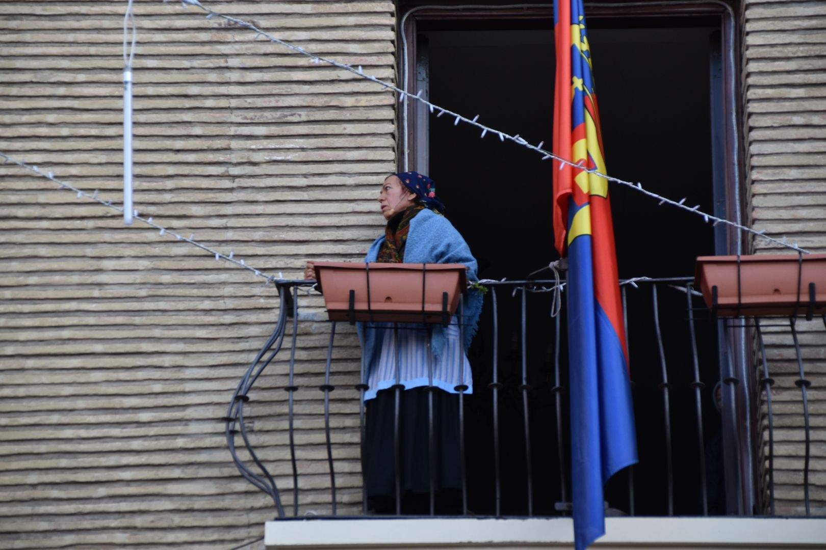 Imágenes de la fiesta de Santa Bárbara de Monzón en torno al Bautizo del Alcalde 