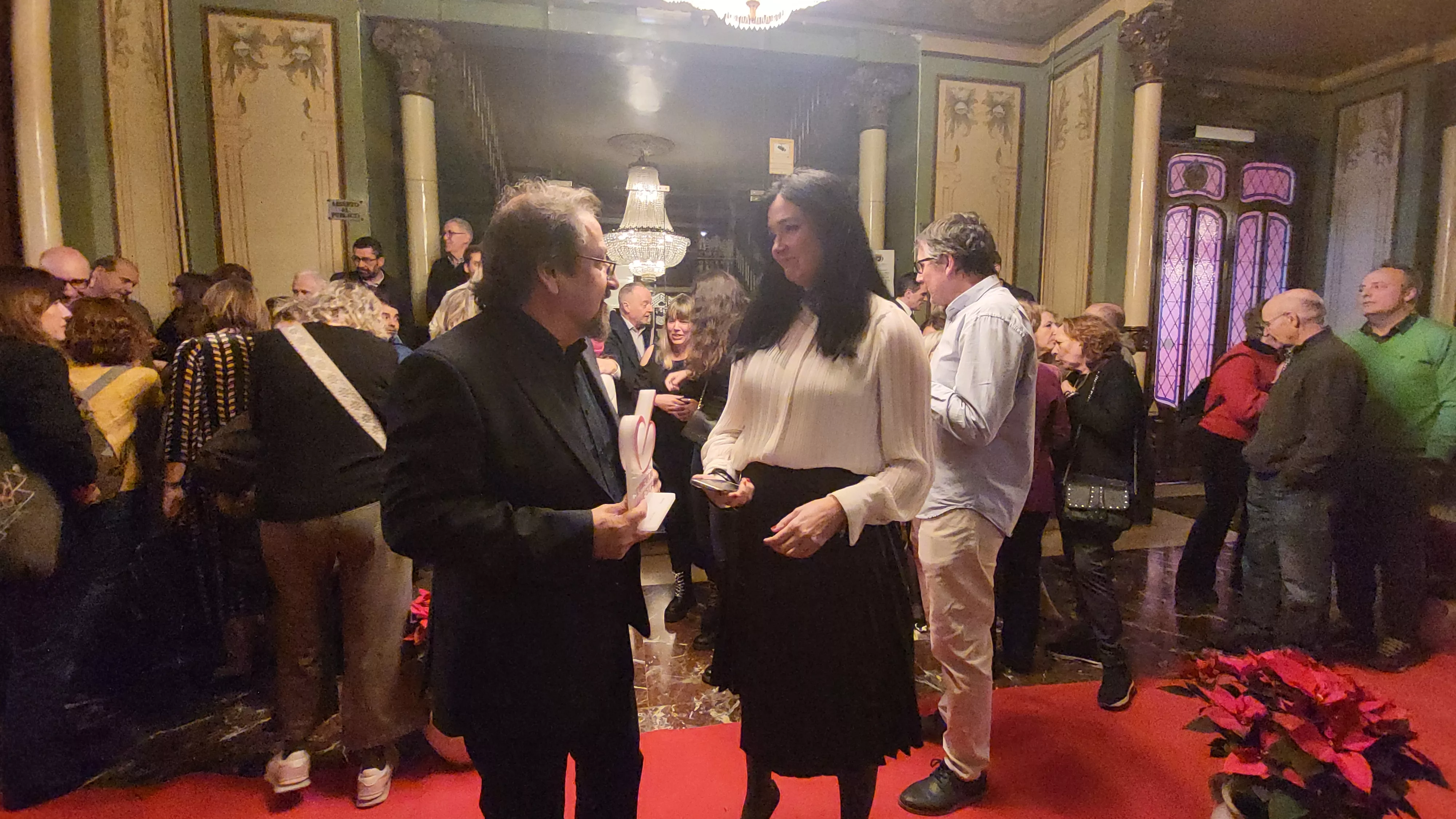 Brindis Solidario de la Asociación de Comerciantes de Huesca. Foto Mercedes Manterola