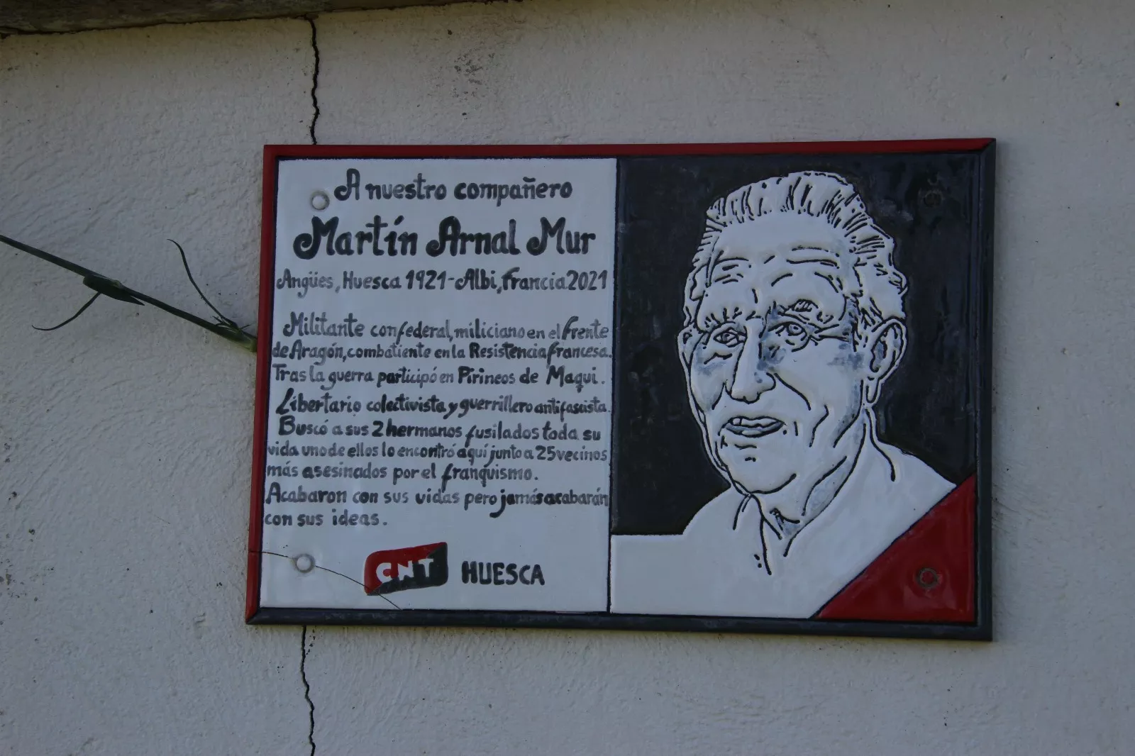 Círculo Republicano CRMAHU y CNT celebrando el décimo aniversario del Memorial 545. Foto Carlos Neofato