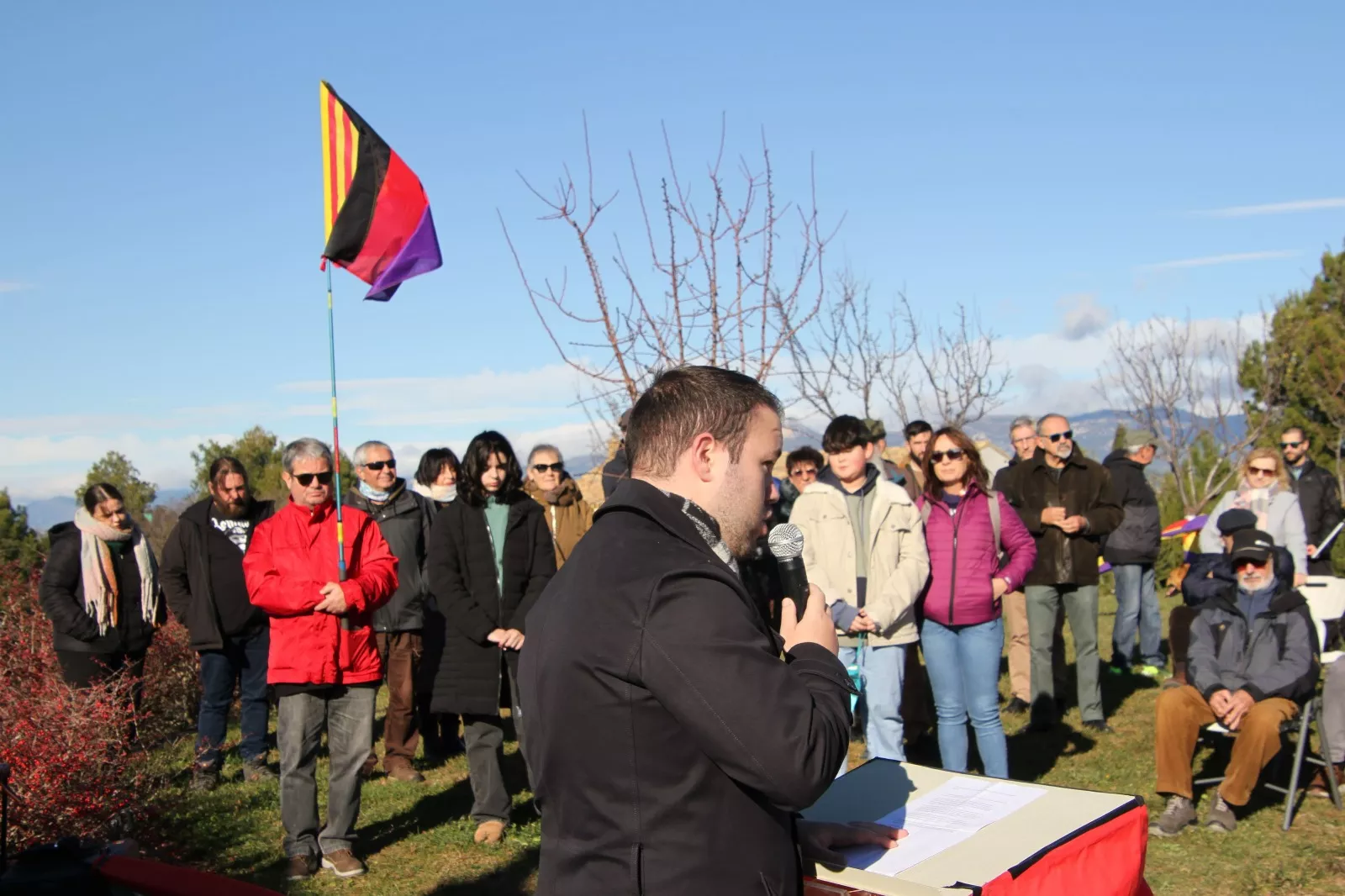 Círculo Republicano CRMAHU y CNT celebrando el décimo aniversario del Memorial 545. Foto Carlos Neofato