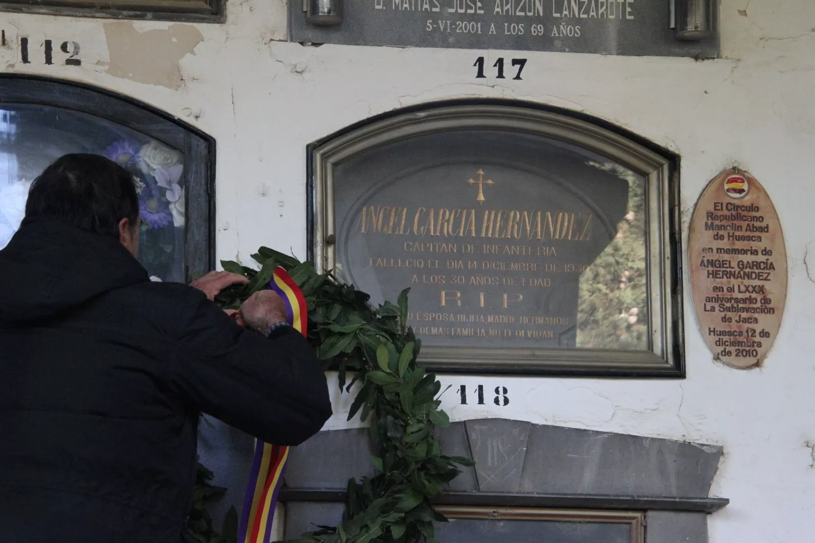 Círculo Republicano CRMAHU y CNT celebrando el décimo aniversario del Memorial 545. Foto Carlos Neofato