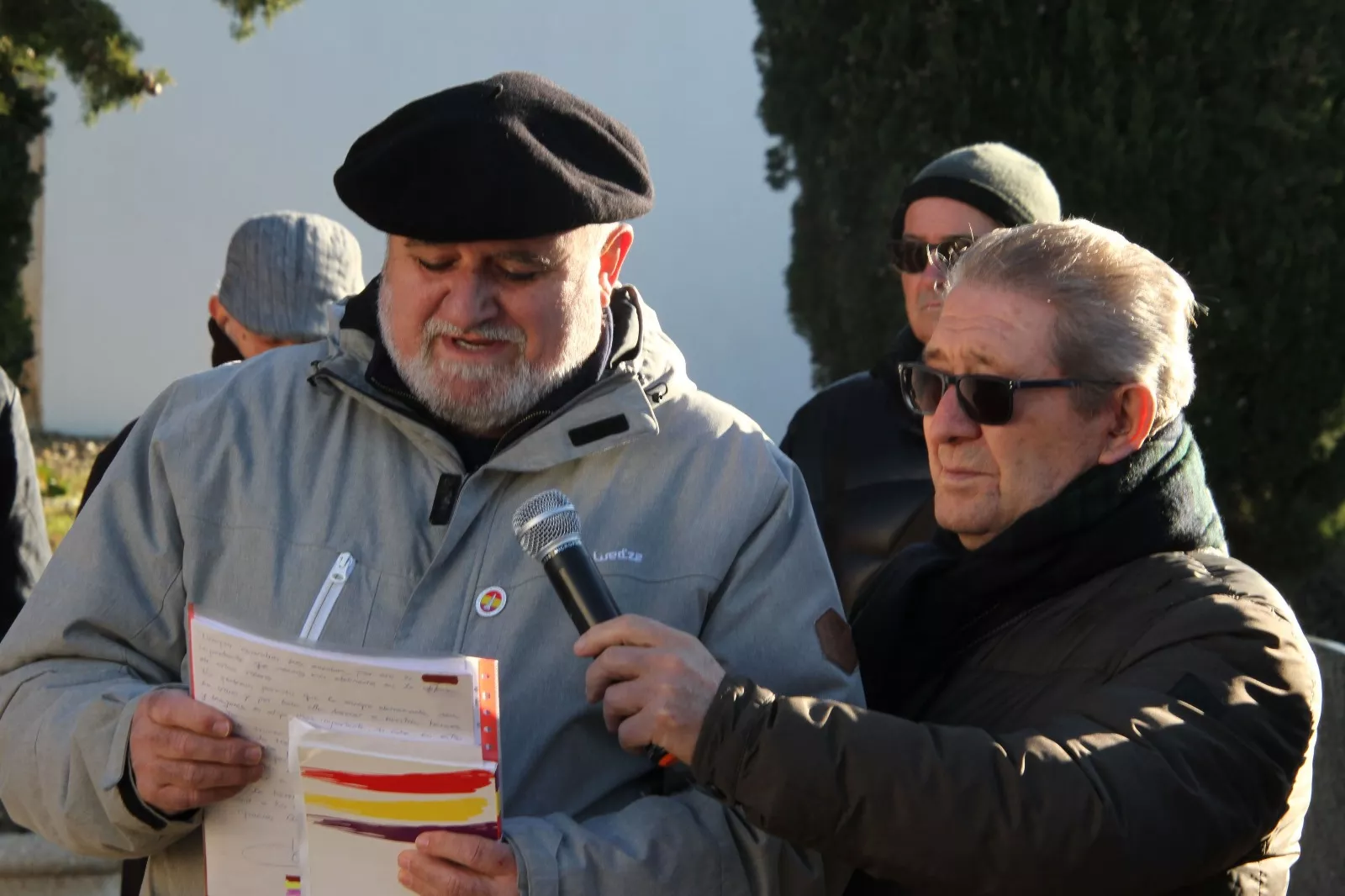 Círculo Republicano CRMAHU y CNT celebrando el décimo aniversario del Memorial 545. Foto Carlos Neofato