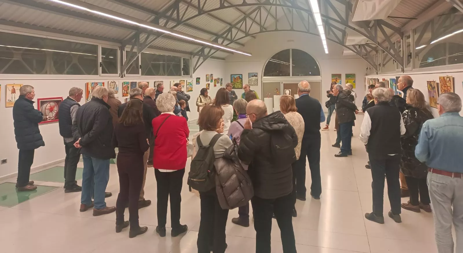 Exposición Cábalas de José Luis Naya Cabrero en el Centro Manuel Benito. 