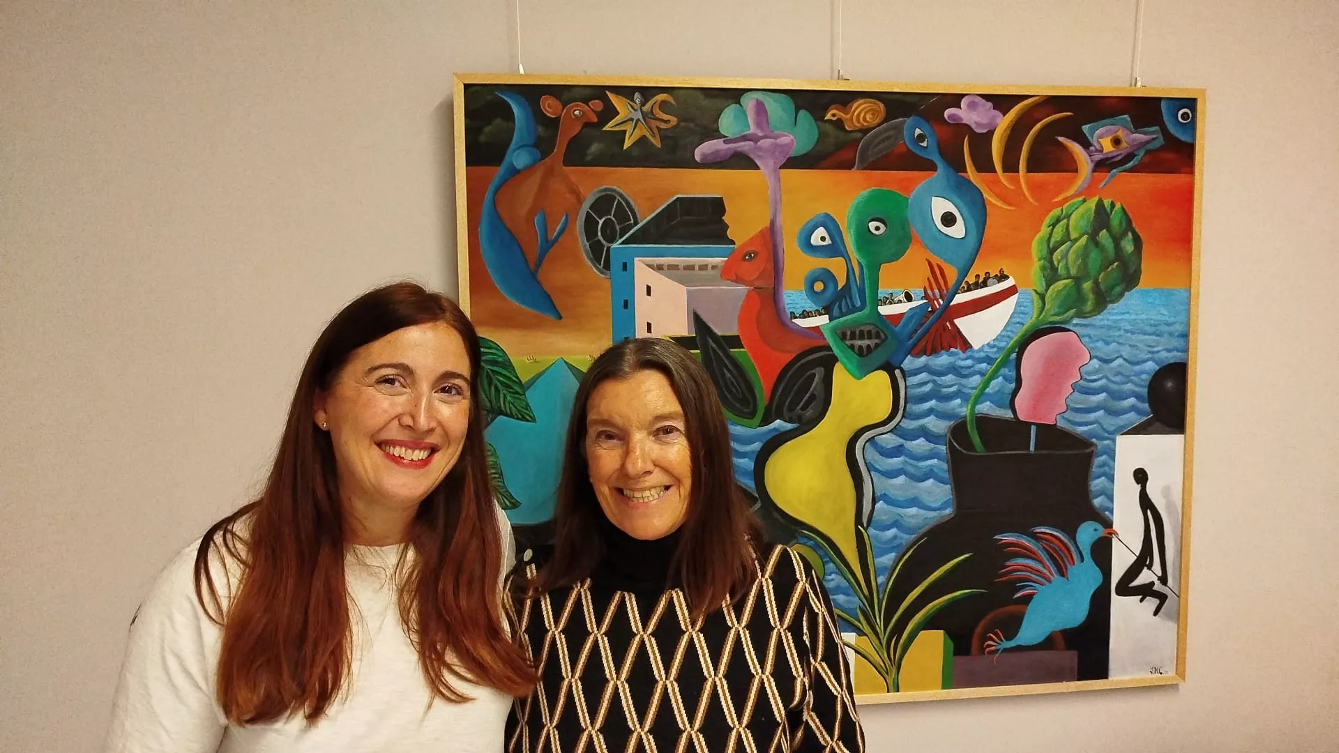 Exposición Cábalas de José Luis Naya Cabrero en el Centro Manuel Benito. 