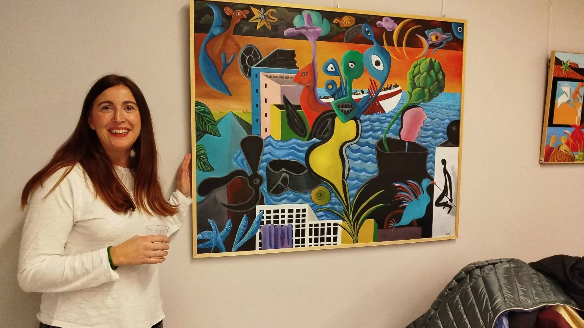 Exposición Cábalas de José Luis Naya Cabrero en el Centro Manuel Benito. 