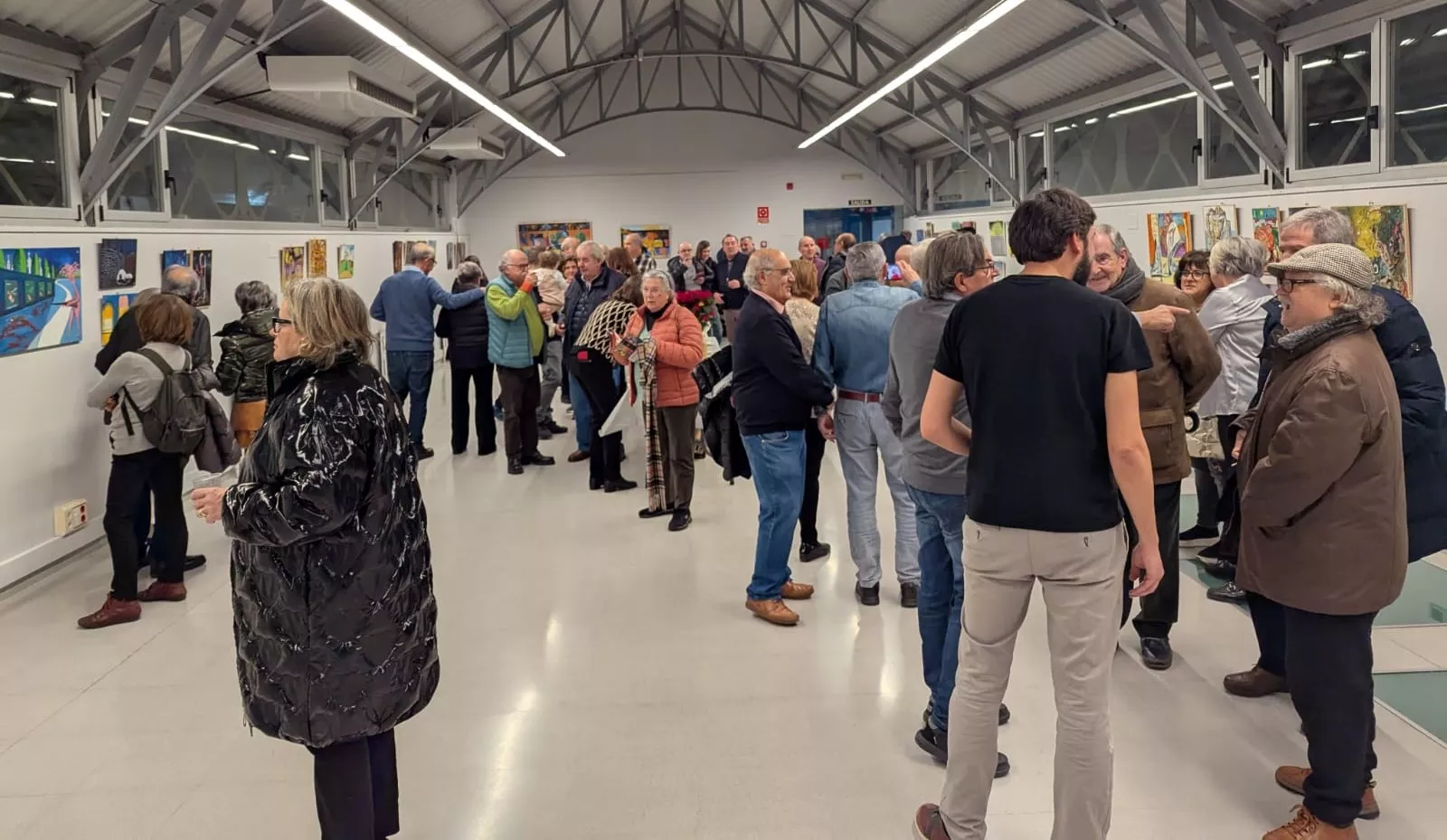 Exposición Cábalas de José Luis Naya Cabrero en el Centro Manuel Benito. 