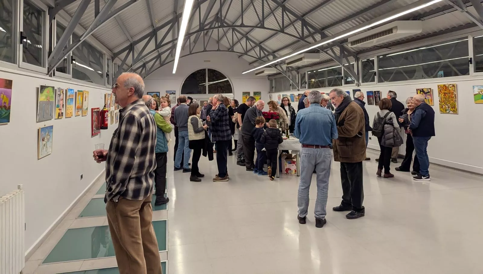 Exposición Cábalas de José Luis Naya Cabrero en el Centro Manuel Benito. 