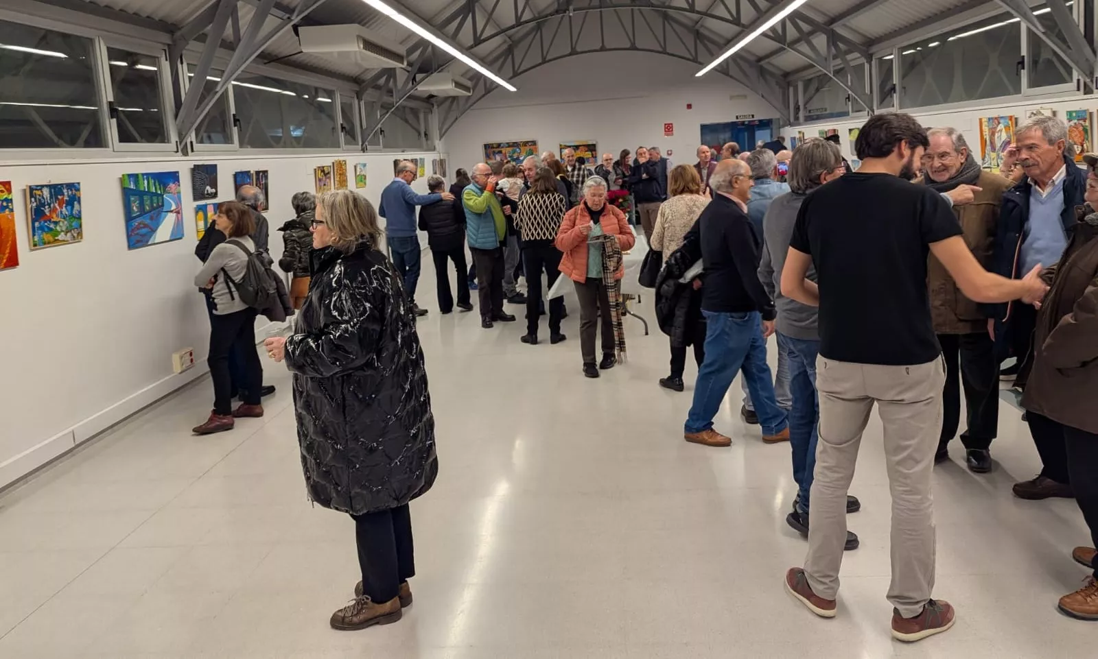 Exposición Cábalas de José Luis Naya Cabrero en el Centro Manuel Benito. 