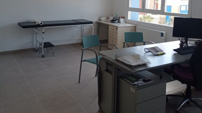 Interior del consultorio médico. Interior del consultorio médico.