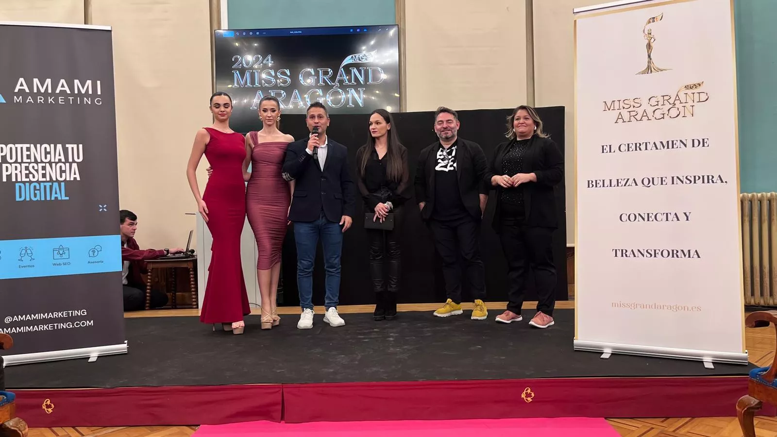 Presentación de las candidatas de Huesca al Miss Grand Aragón 2024. Foto Myriam Martínez