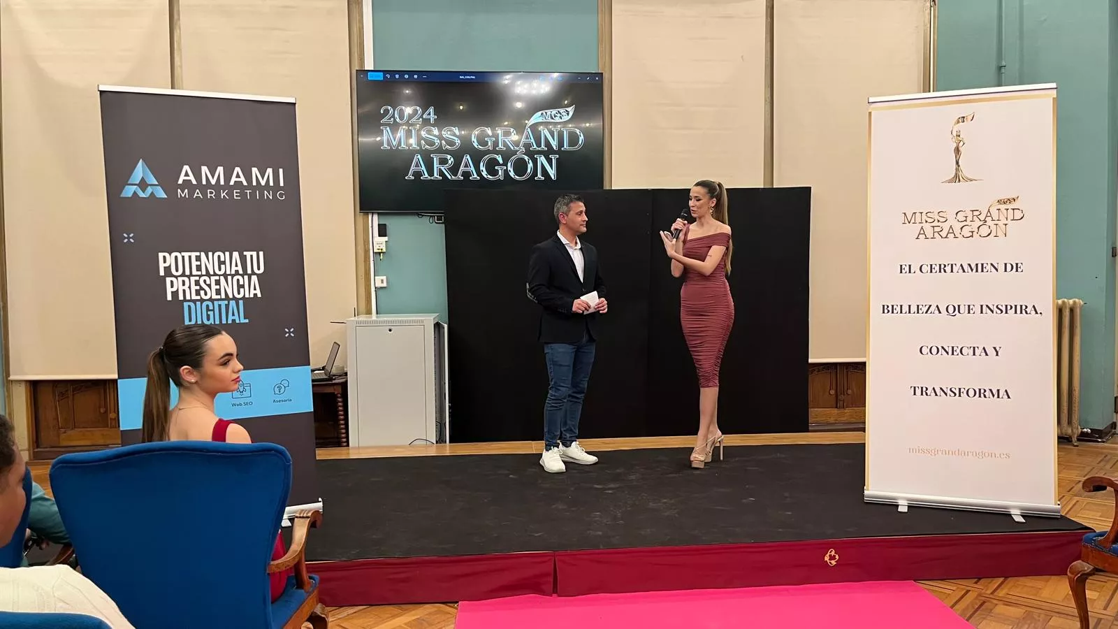 Presentación de las candidatas de Huesca al Miss Grand Aragón 2024. Foto Myriam Martínez 