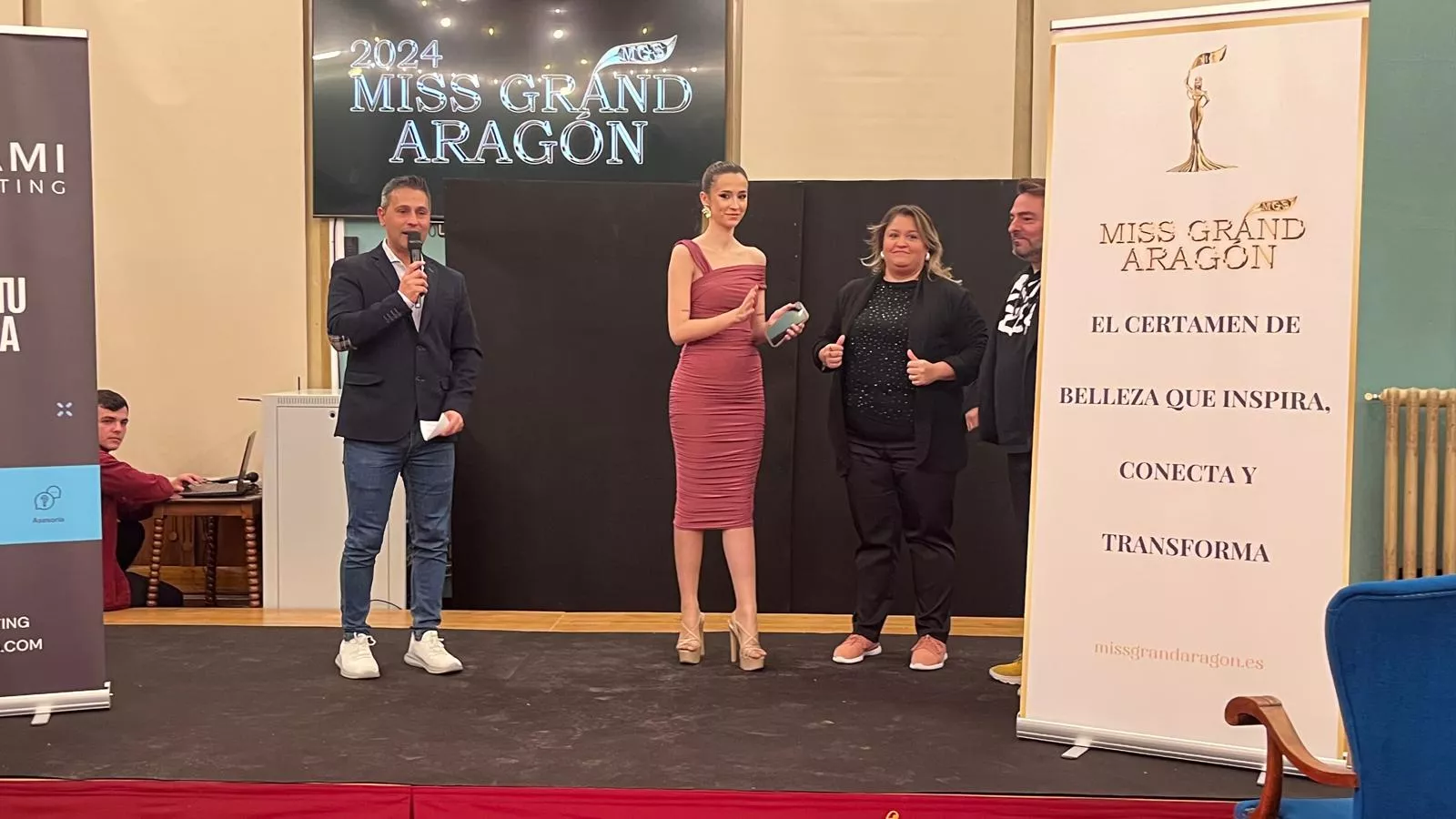 Presentación de las candidatas de Huesca al Miss Grand Aragón 2024. Foto Myriam Martínez 
