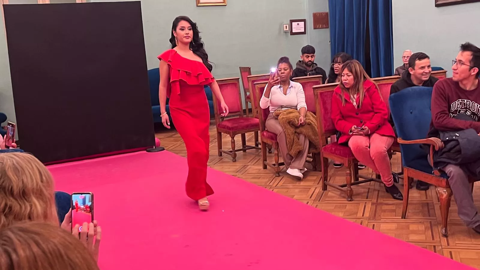 Verónica Guano. Presentación de las candidatas de Huesca al Miss Grand Aragón 2024. Foto Myriam Martínez 