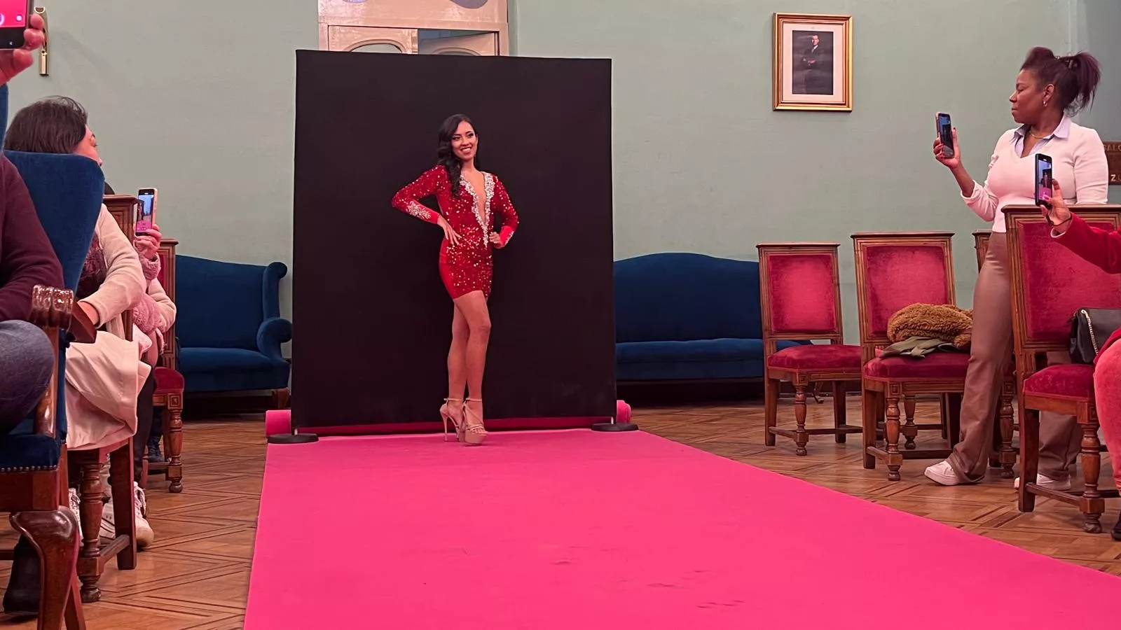 Adriana López. Presentación de las candidatas de Huesca al Miss Grand Aragón 2024. Foto Myriam Martínez 