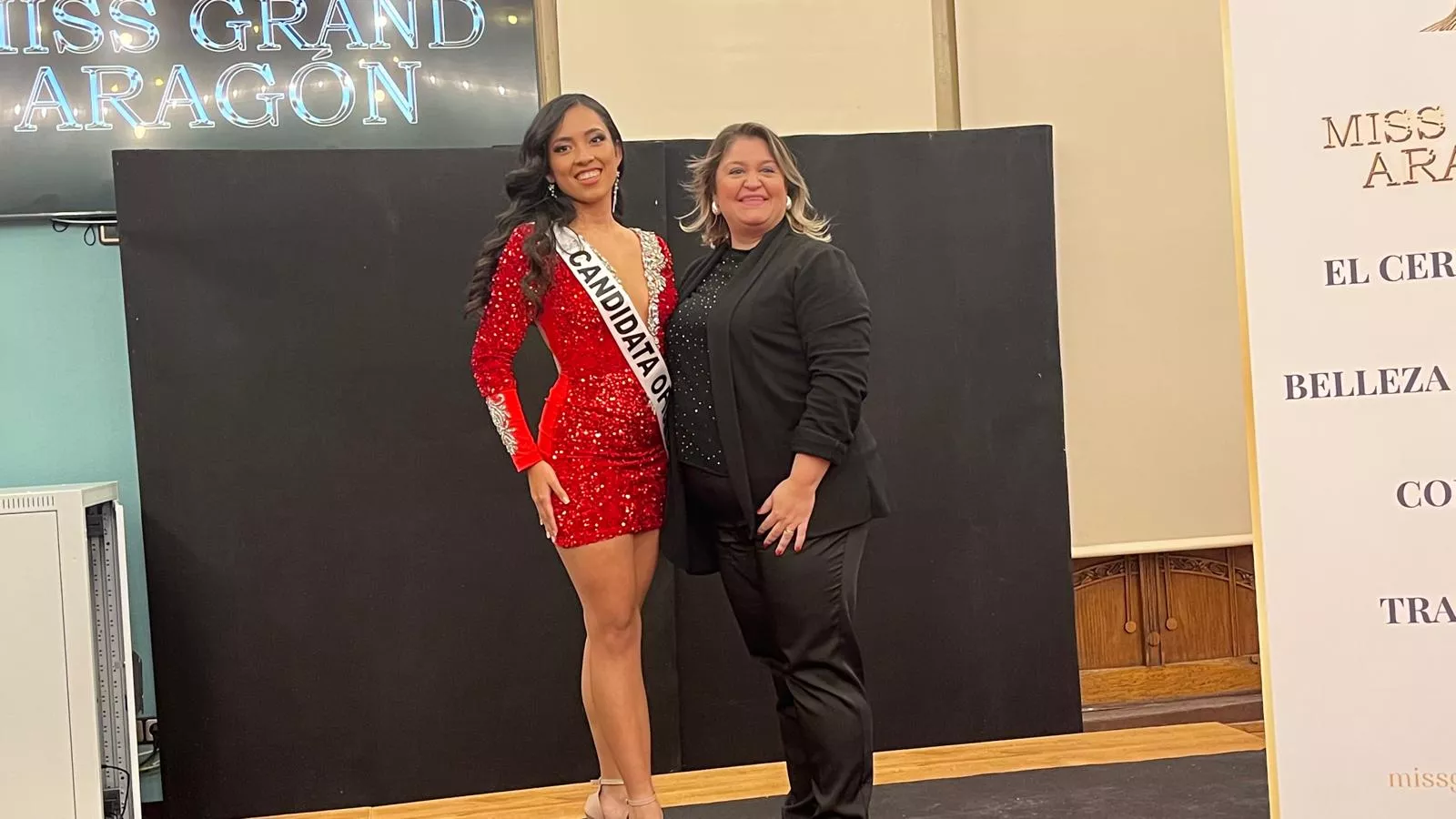 Adriana López. Presentación de las candidatas de Huesca al Miss Grand Aragón 2024. Foto Myriam Martínez 