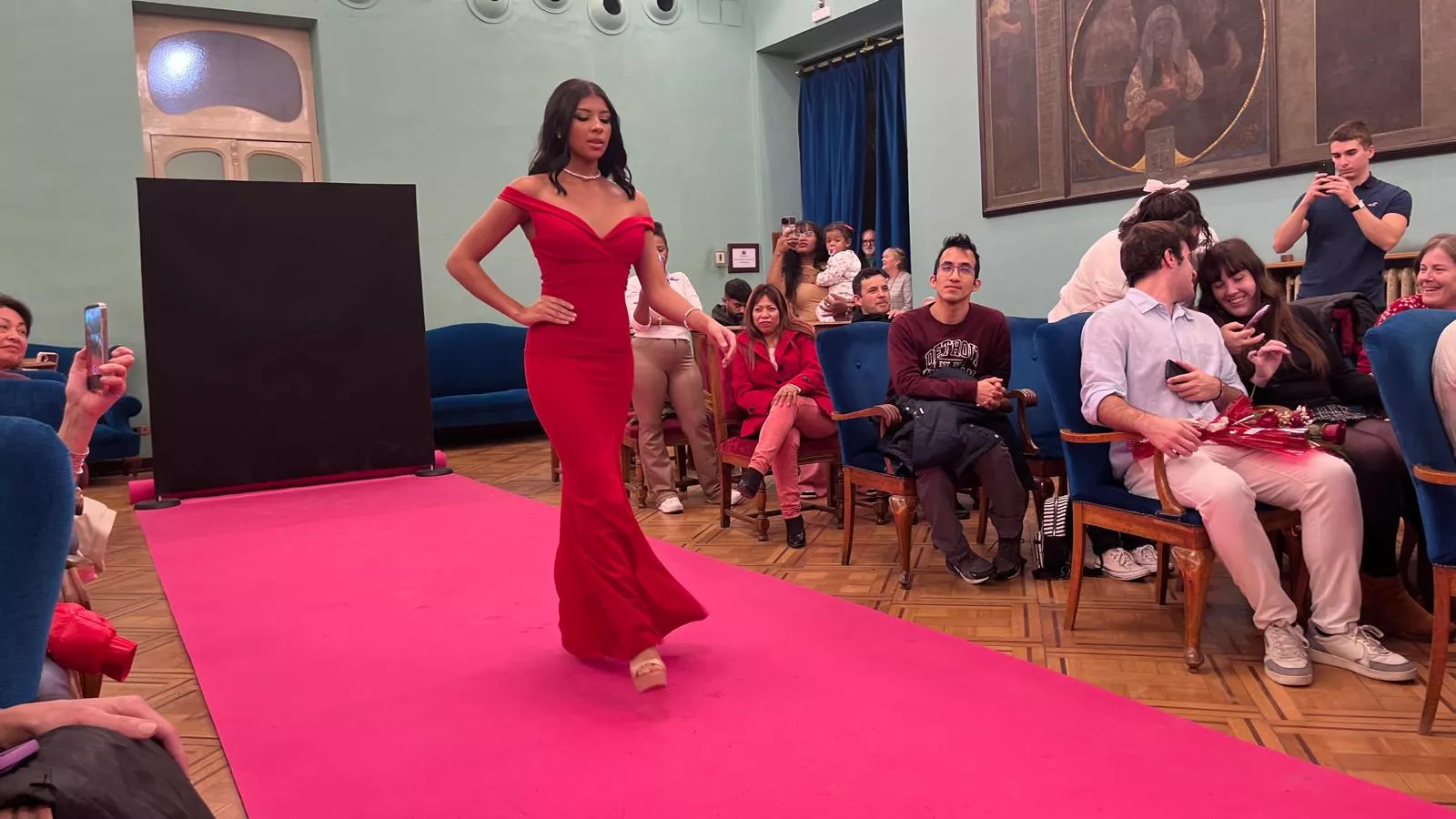 Vanessa Borau. Presentación de las candidatas de Huesca al Miss Grand Aragón 2024. Foto Myriam Martínez 