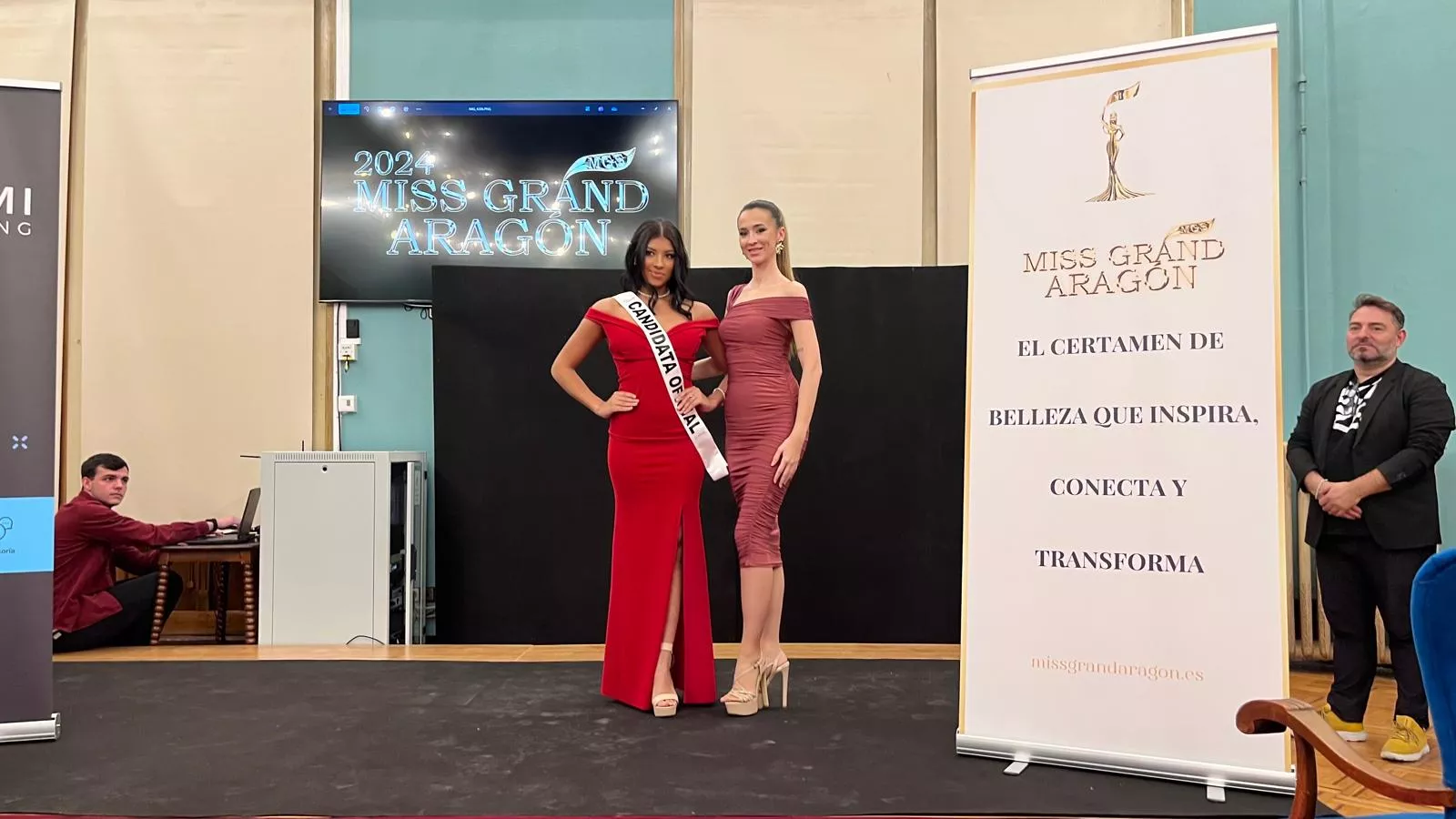 Vanessa Borau. Presentación de las candidatas de Huesca al Miss Grand Aragón 2024. Foto Myriam Martínez 