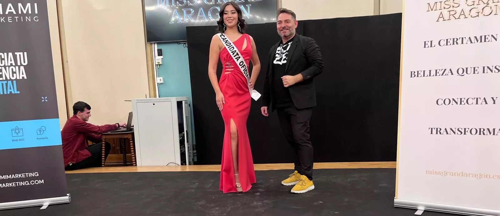 Daniela Cifuentes. Presentación de las candidatas de Huesca al Miss Grand Aragón 2024. Foto Myriam Martínez 