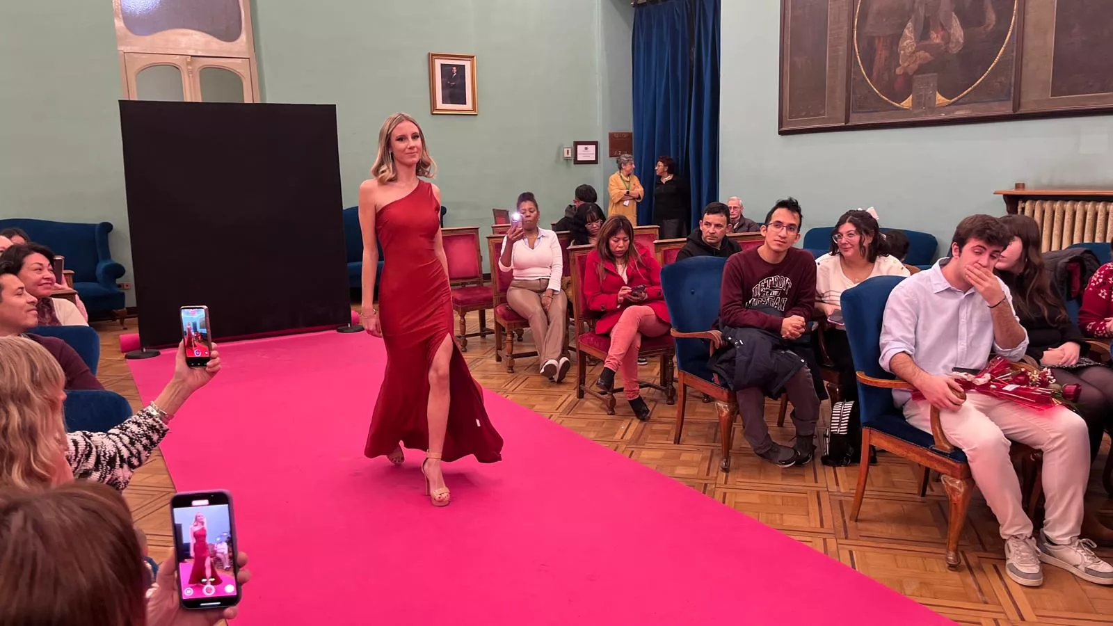Lucía Di Franco. Presentación de las candidatas de Huesca al Miss Grand Aragón 2024. Foto Myriam Martínez 