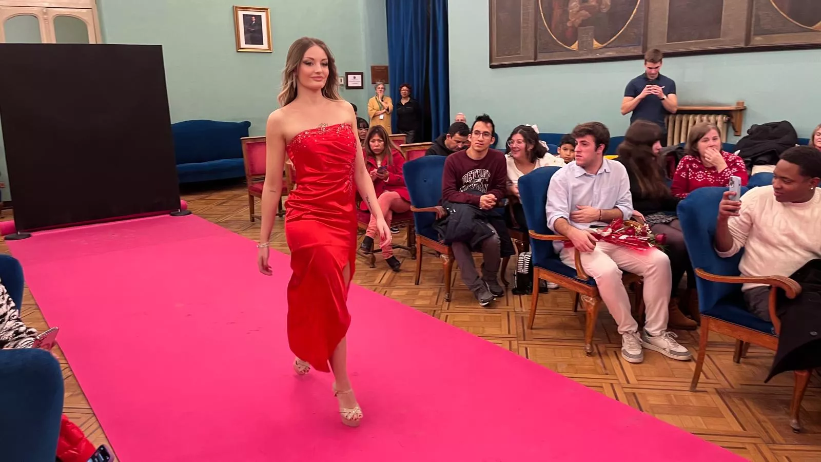 Yoid Pueyo. Presentación de las candidatas de Huesca al Miss Grand Aragón 2024. Foto Myriam Martínez 
