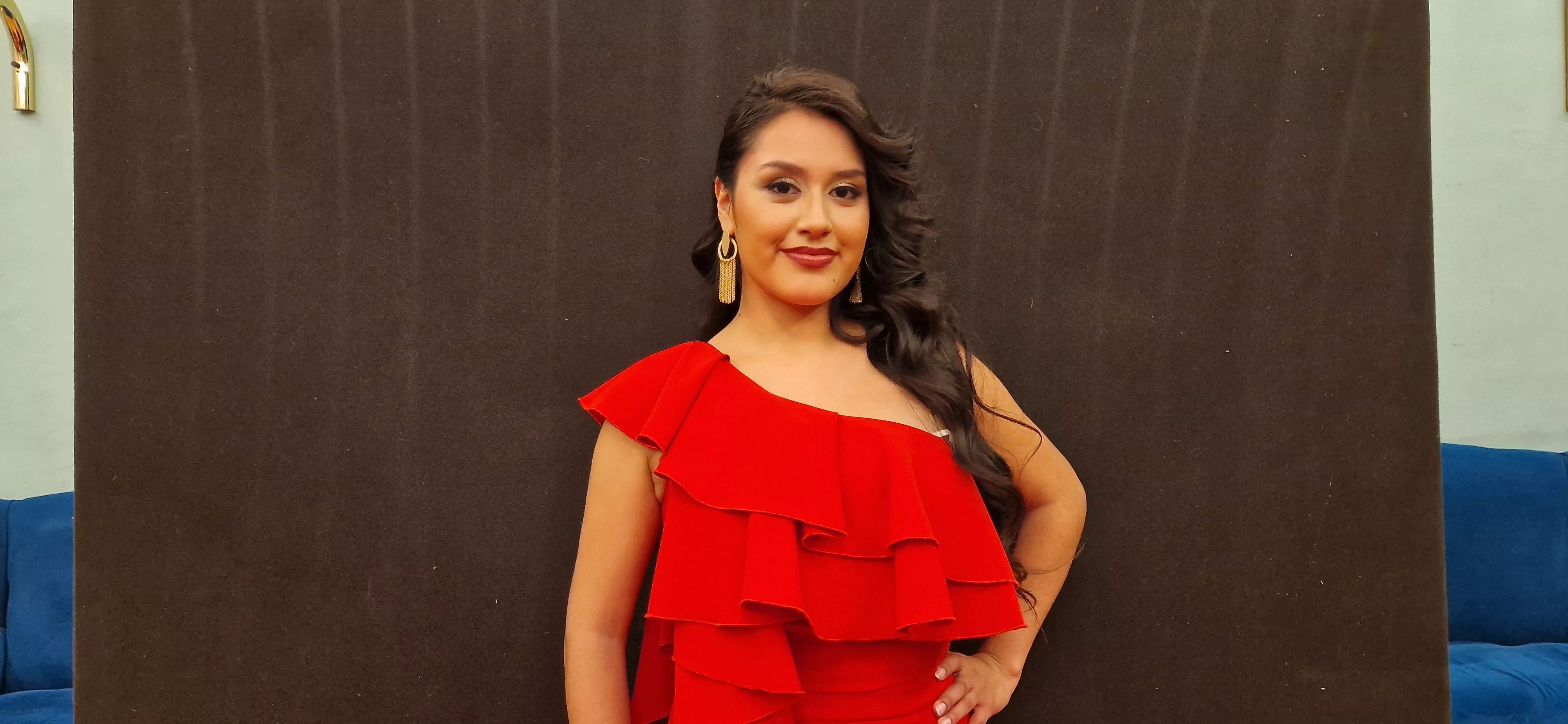 Verónica Guano. Presentación de las candidatas de Huesca al Miss Grand Aragón 2024. Foto Myriam Martínez 