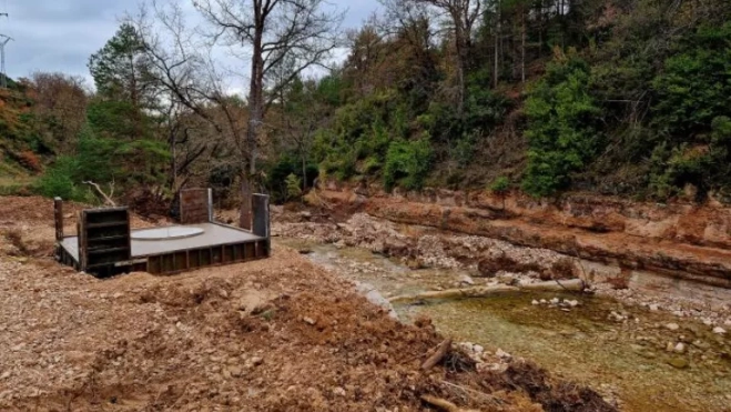 Trabajosen el término municipal de Bierge.