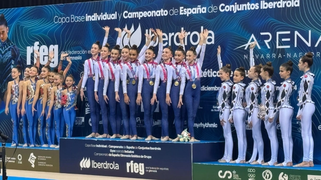 Infantil 10 12, New York, en el podio. Infantil 10 12, New York, en el podio.