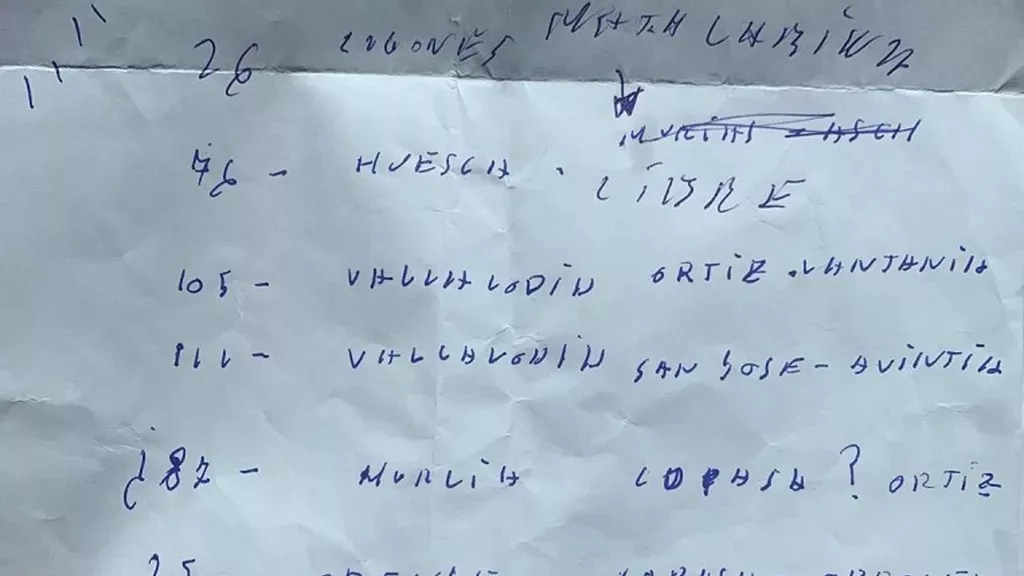 Manuscrito presentado por Víctor de Aldama al Tribunal Supremo