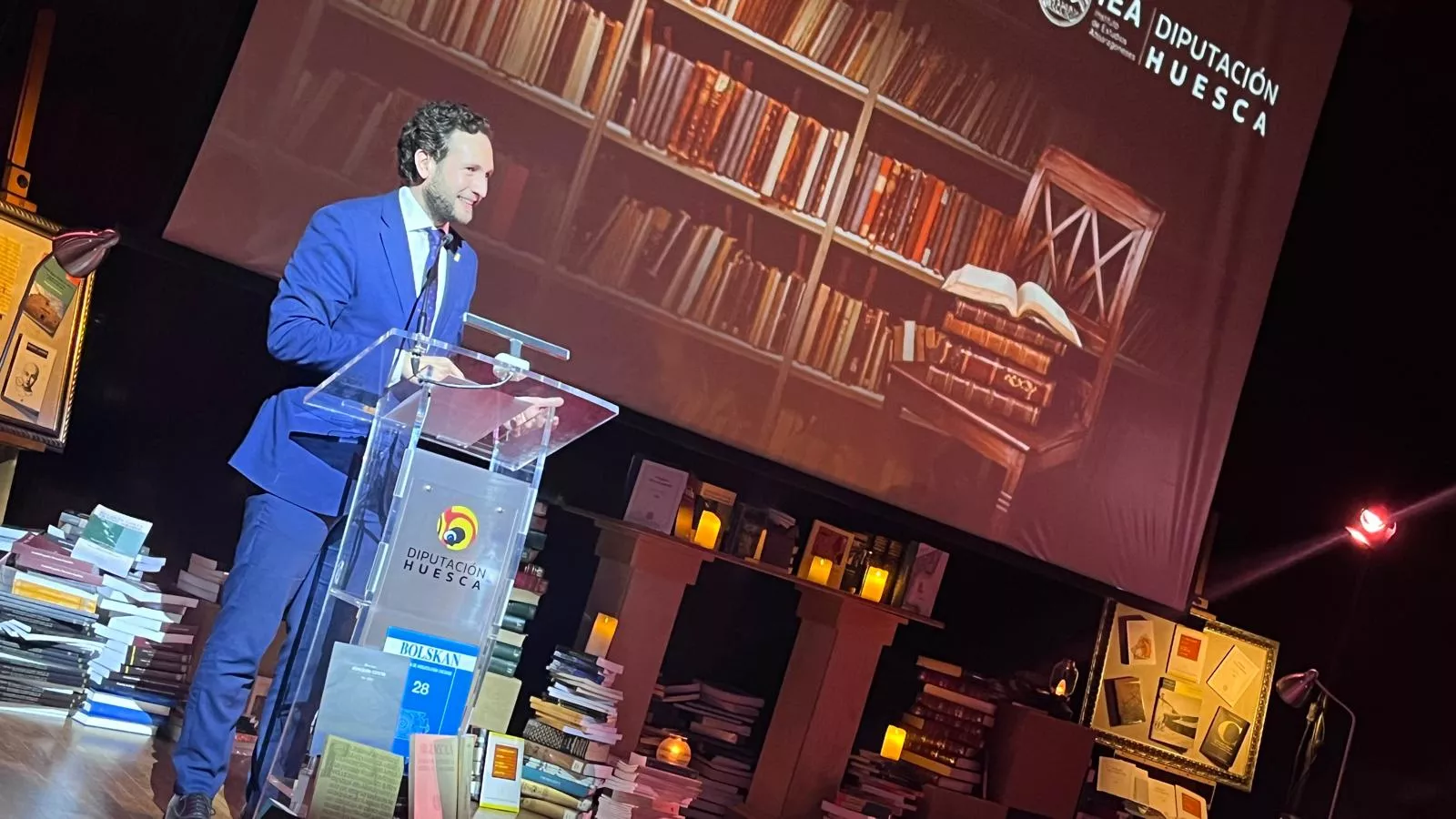 Gala del 75 aniversario del Instituto de Estudios Altoaragoneses. Foto Mercedes Manterola