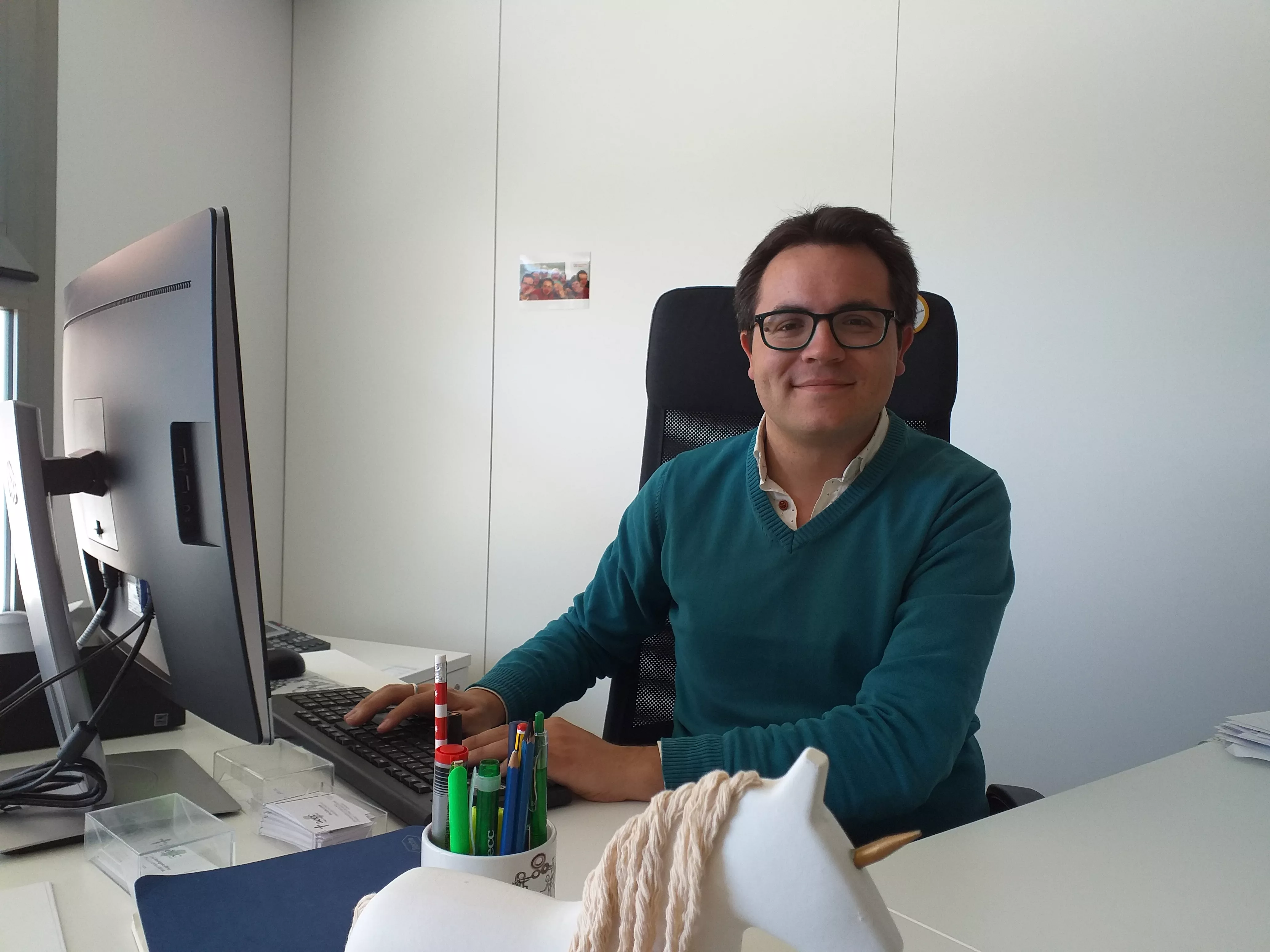 Hector Olmedo, psico-oncólogo de la Asociación Española Contra el Cáncer de Huesca.