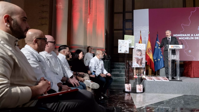 Homenaje a las Estrellas Michelin aragonesas. Homenaje a las Estrellas Michelin aragonesas.