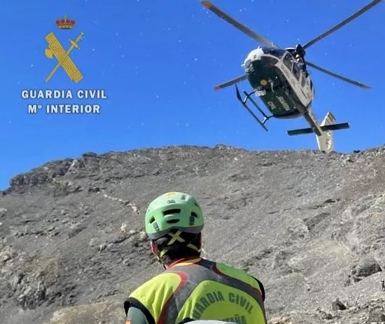 Imagen de un rescate de los Greim en el Pirineo.