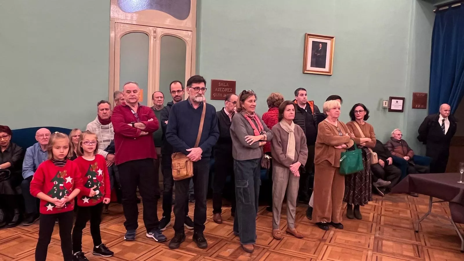 Entrega de premios y brindis navideño de los socios del Casino de Huesca. Foto Mercedes Manterola