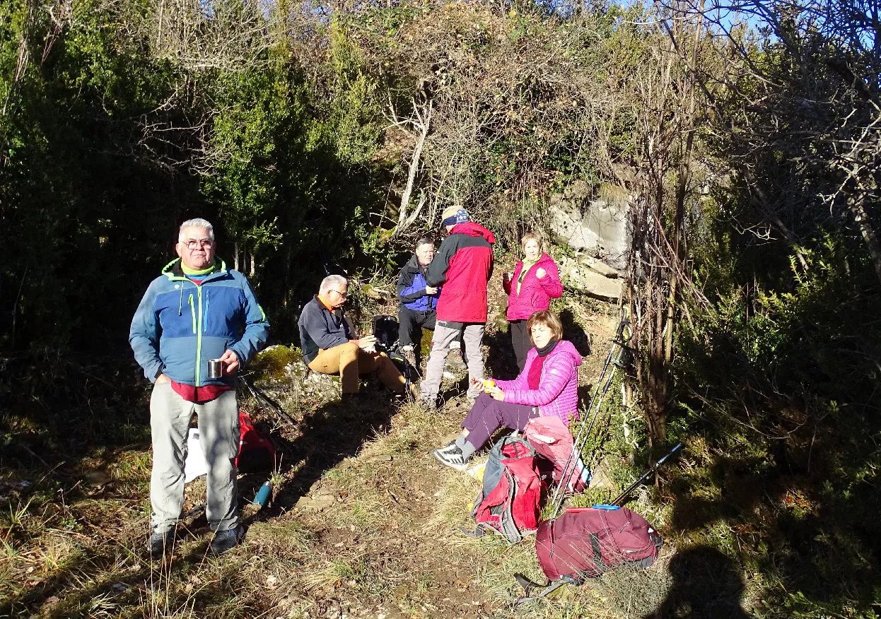 Almorzando entre bojes.  Foto Alfredo Zazo