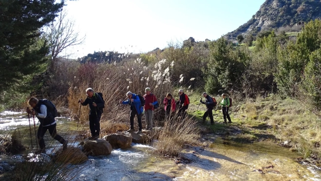 Pasaderas en el flumen. Foto Alfredo Zazo Pasaderas en el flumen. Foto Alfredo Zazo
