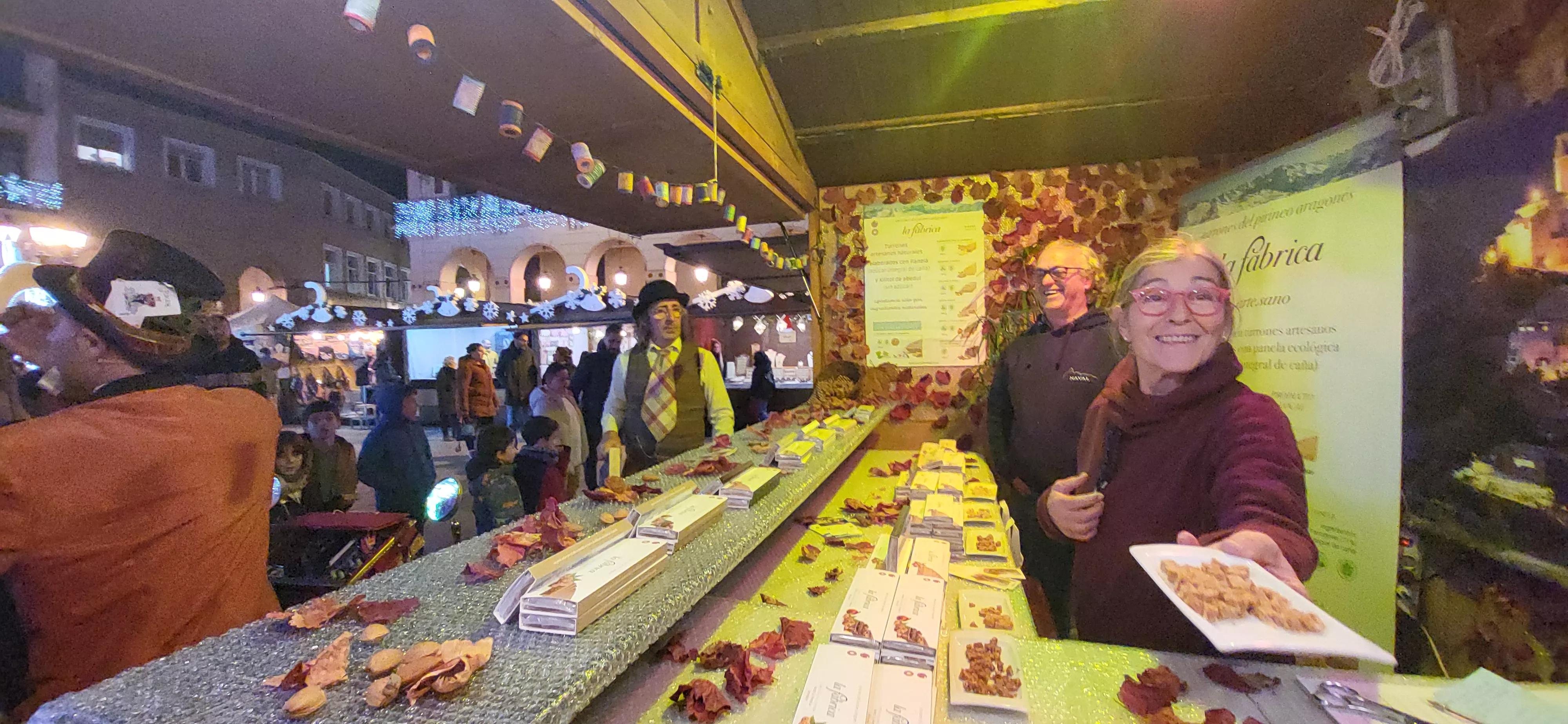 Muestra de Artesanía de Navidad de Huesca 2024.  Foto Mercedes Manterola